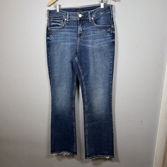 Silver Jeans Denim - Silver Jeans Suki Slim Boot Medium Wash Blue Women's Size W33/L31